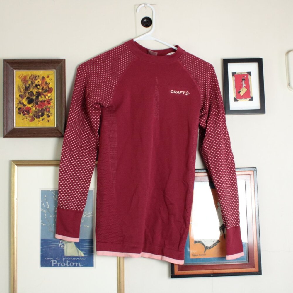 Craft Base Layer Running Top Xs Red - image 7